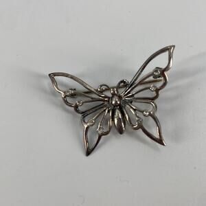 Sterling Silver butterfly brooch